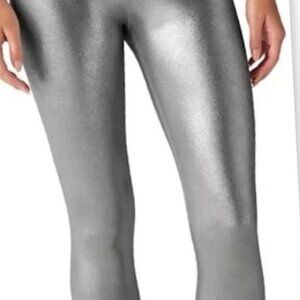 Simply Vera Silver High Rise Stretch Leggings NWT Size S
